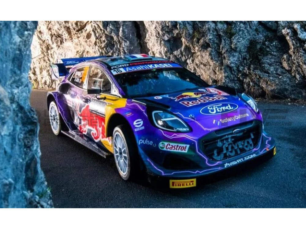118 Loeb FORD PUMA RALLY 1 WRC car Monte Carlo Fourmaux IXO 18RMC110