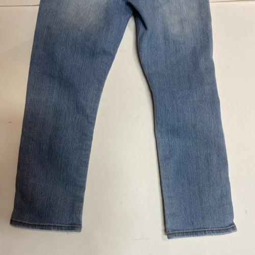 Levi’s x Hello Kitty Girls Distressed Blue Jean Overalls VGC Size 4 Regular - Picture 6 of 9