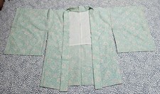 Authentic Japanese Haori Kimono Jacket Flower Blossom Pattern Pink Sakura
