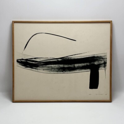 TOKO SHINODA ''ARC'' Lithographie Druck signiert gerahmt limitiert A.P