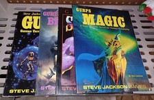 Gurps Rpg Book Lot of 4 books