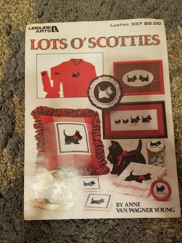 Leisure Arts Leaflet 337 Lots O'Scotties Cross Stitch - Picture 2 of 3