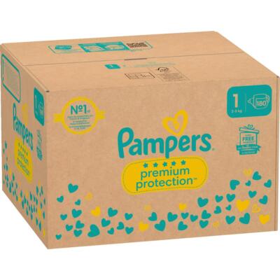 Pampers  8006540705513 Pampers  Windeln Monatsbox premium protection  Größe Gr.1