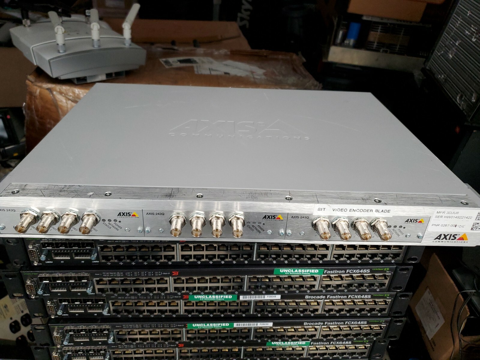 Axis 243Q Four Channel Blade Video Server Encoder Module for sale ...