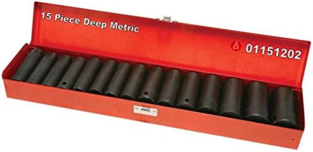 Hilka 01151202 - Set di chiavi profonde, con attacco da 1/2''