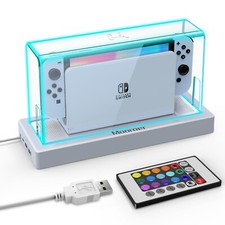 Dust cover with base, transparent Switch protective case, scratch dust resistant
