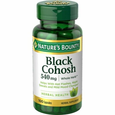 Nature's Bounty Black Cohosh Capsules- 540 Mg- 100 Ct