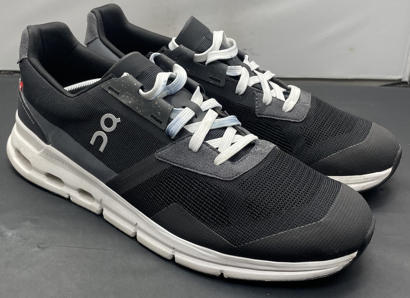 On Cloudrift Cloudtec Black White Running Trainin… - image 11