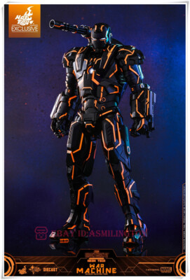 1/6 HOTTOYS HT MMS553 D35 Neon Tech War Machine Iron Man 12