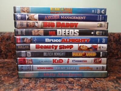 10 DVD's PG-13 Without A Paddle, Big Daddy, Anger Mngmt.,Mr Deeds, Bruce Al. Etc