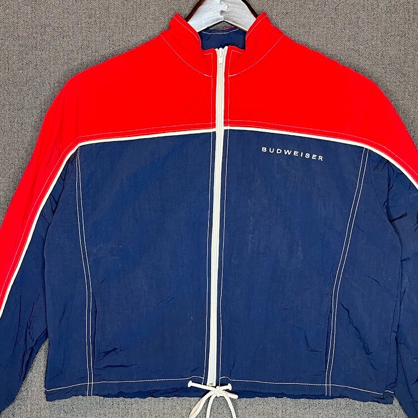 Elan Basic Jacket Women's Medium Blue Red Embroid… - image 2