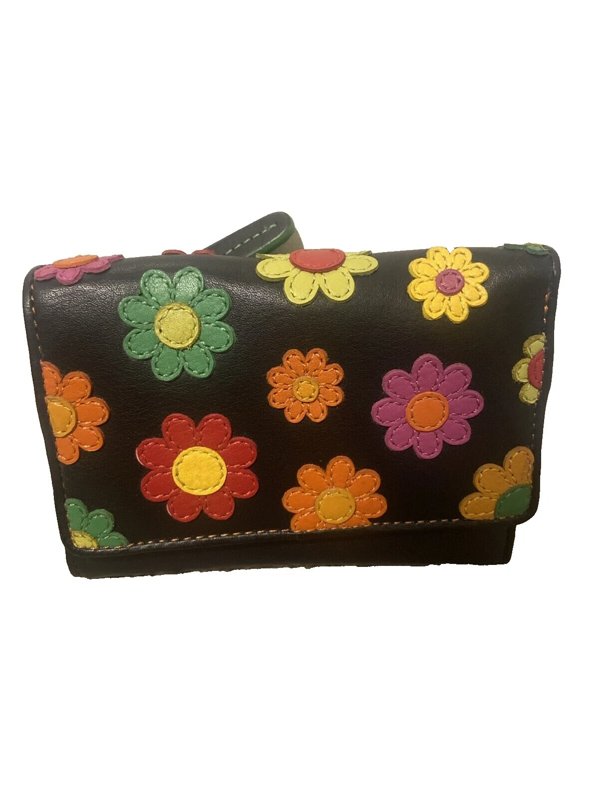 Carteras de cuero negro Visconti para De mujer