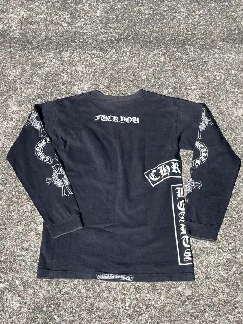 Chrome Hearts Long T-shirt Old Vintage 90s Old Tag USED Size Chrome Hearts Long T-shirt Old Vintage 90s Old Tag USED Size