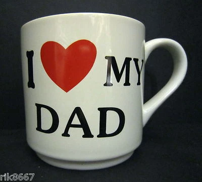 virtually a Pint Pot Or Mug I Love My Dad Stoneware 18 fl oz