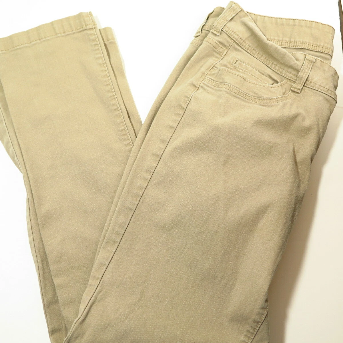 Riders by lee mid rise straight leg khaki best sale pants