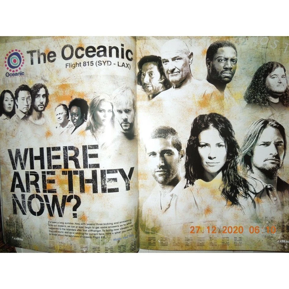 LOST official issue #7 sun interview SEASON 3 IS HERE launch special J.J. ABRAMS - Image 3 of 4