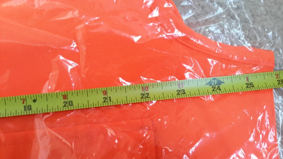 Mossy Oak Blaze Orange Men’s Vest Size L/XL Hunting Safety Hiking NWT - Image 4 of 4