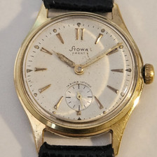 Orologio Vintage Uomo "STOWA" Meccanico 15J Cal.50 Parat raro antico tedesco '60