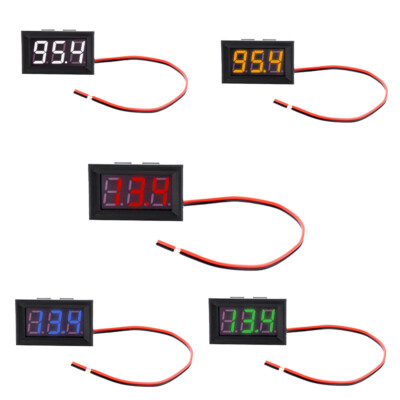 0.56'' 3-digit Digital Voltmeter Range AC70~500V Voltage Tester Meter 2-wires