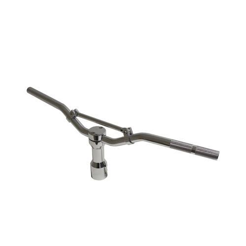 Guidon street alu chrome Replay : légèreté et brillance pour Booster et Bws 50