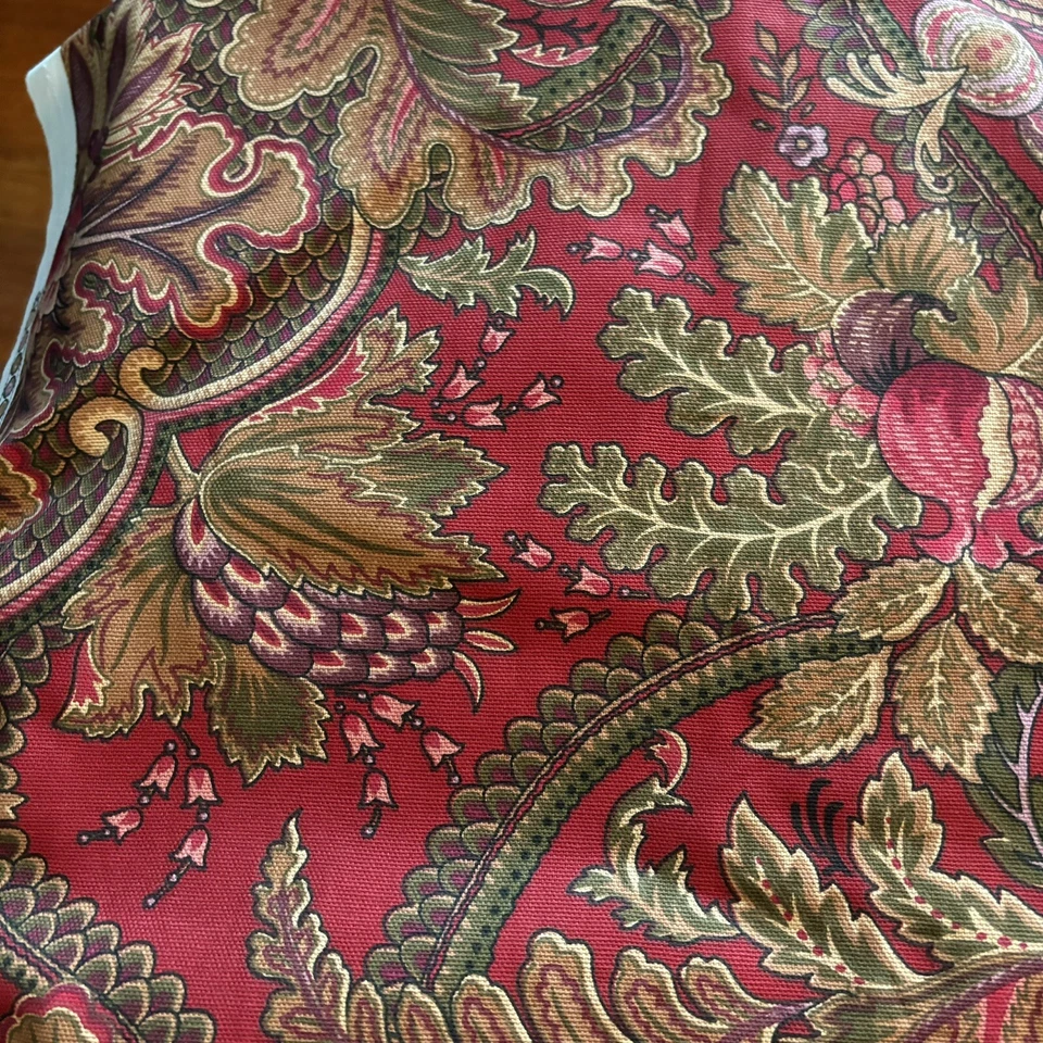 1 1/2 Yards Raymond Waites Mill Creek Upholstery Fabric Ancient King Material - Image 4 of 4