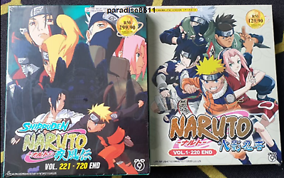 Anime DVD Naruto Shippuden ( Episode 1 - 500 End) Complete English Dubbed  DHL