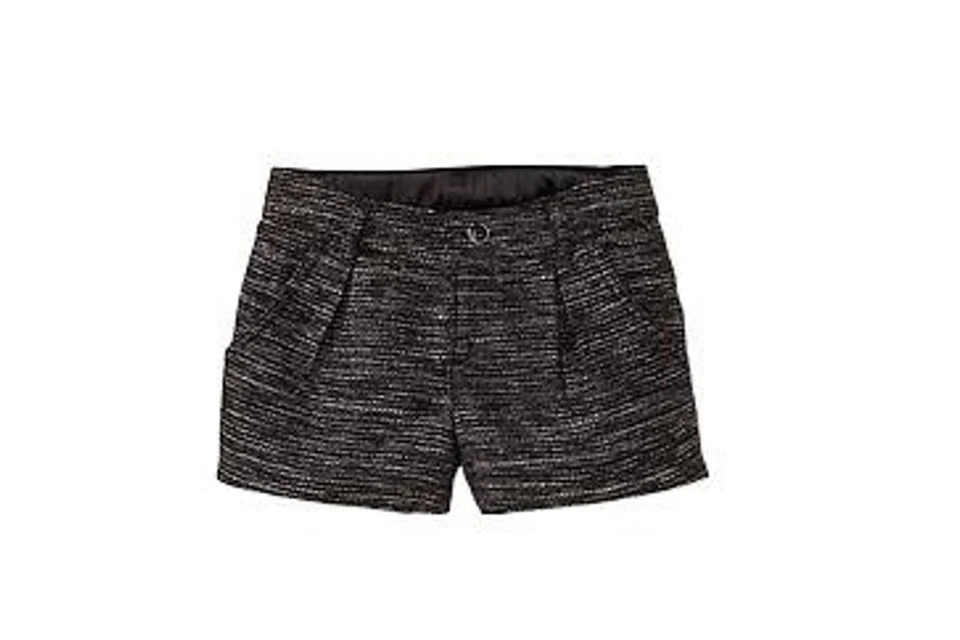 GAP KIDS Sz M L 7-10 Girl's Tights 8 Mod Herringbone Black Silver Polka Dots M/L - Image 2 of 3