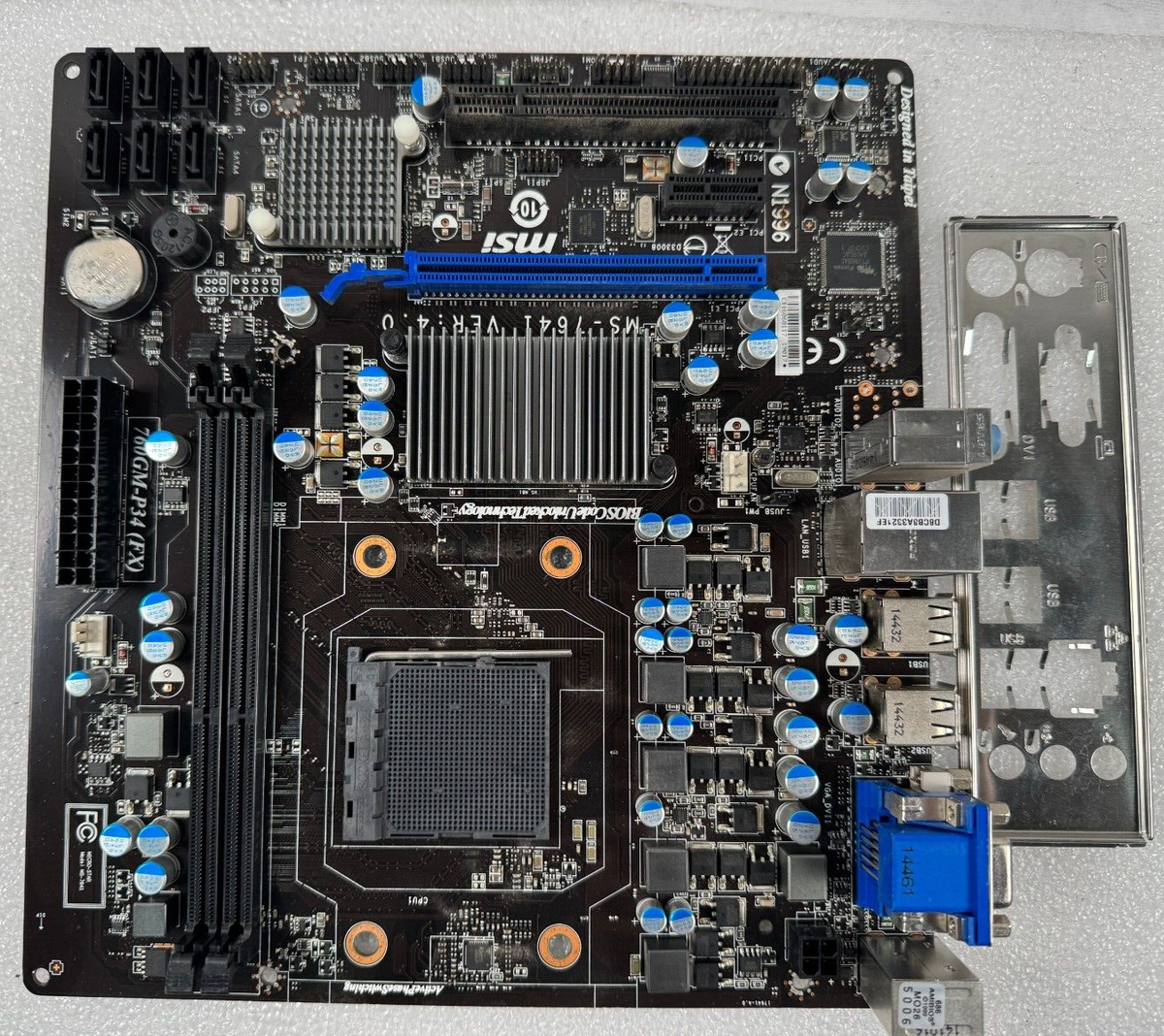 7641 760gm Msi 7641 Motherboard MSI 760GM-P34 (FX), AM3+, AMD