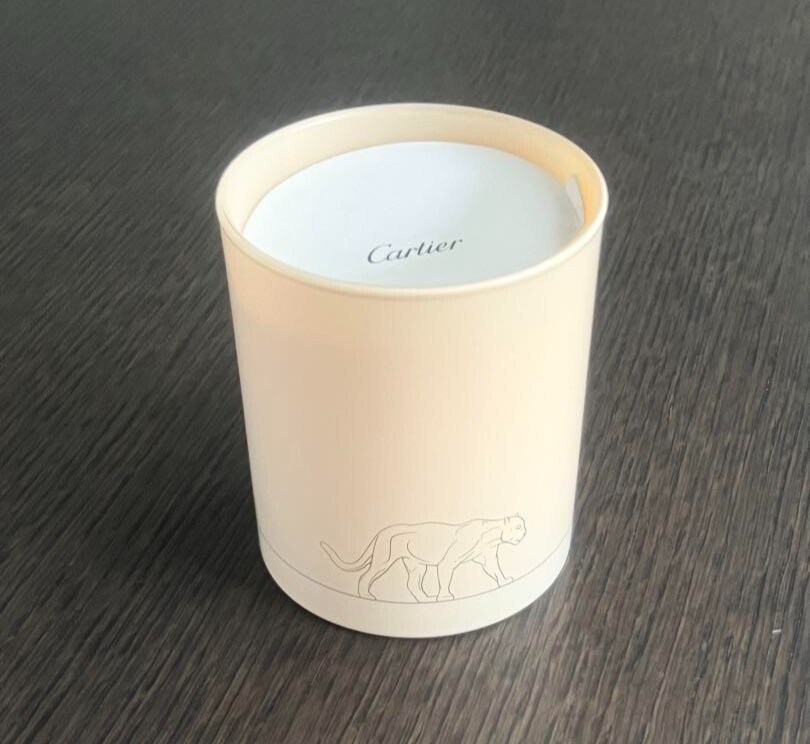 Panthère de CARTIER Candle Panther Cheetah White 185g 6.5oz