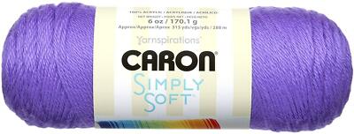 Caron Einfach Weich Brites Acryl Aran Strickgarn 170g - 9610 Traube