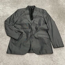 I.N.C International Concept Blazer Suit Jacket Mens 42L Dark Gray Business Work
