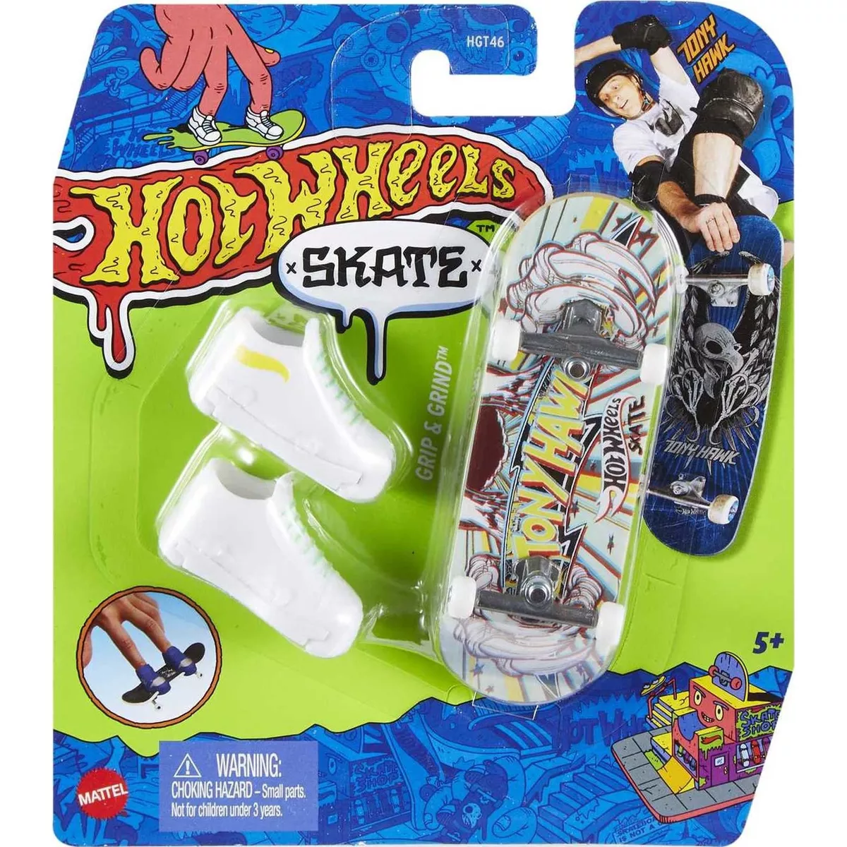 1 - Hot Wheels Skate Tony Hawk, Car and Fingerboard Set, Choose Your  Favorite