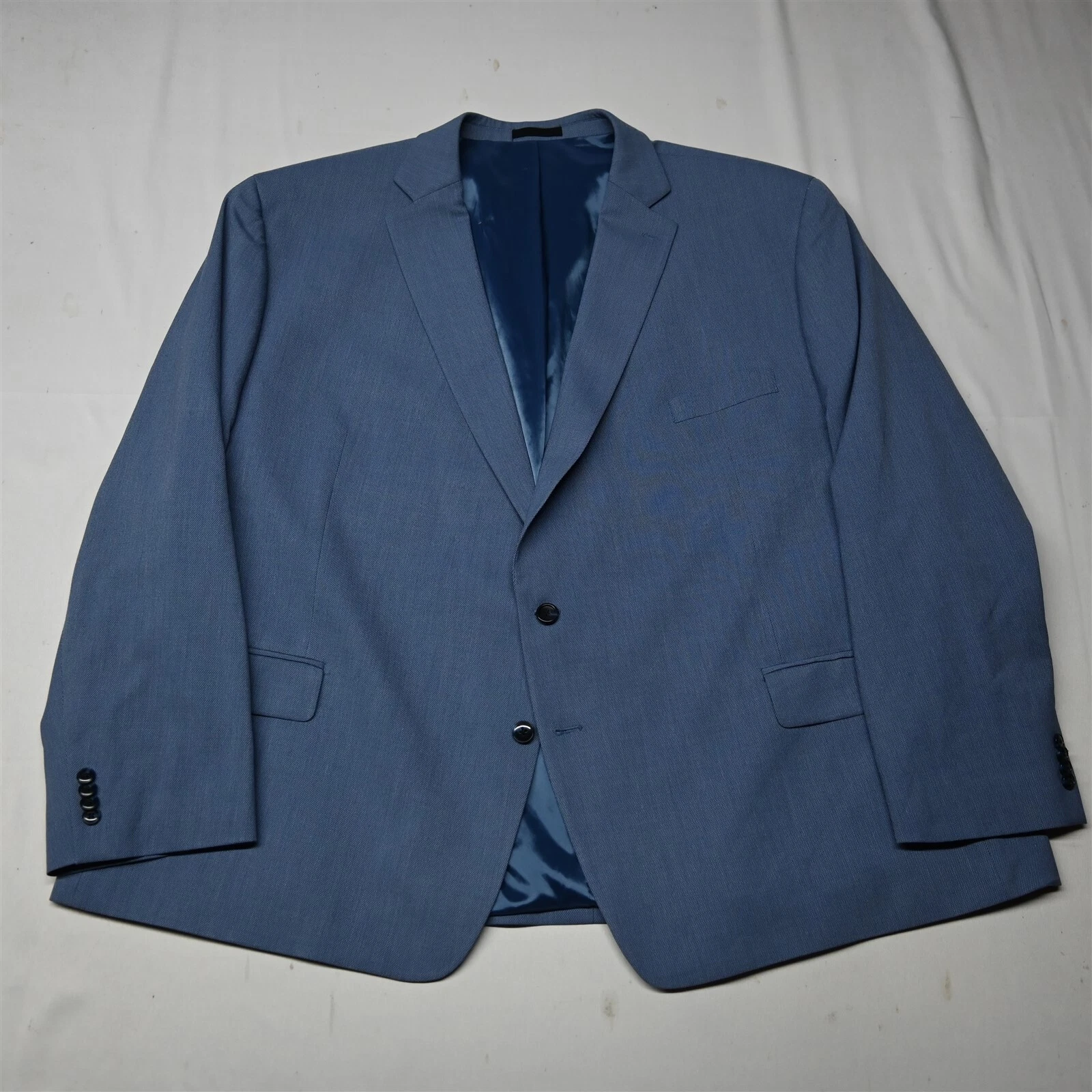 NUOVO Michael Kors 58R blu grande alto uomo blazer tuta giacca cappotto sportivo