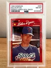 1990 DONRUSS NOLAN RYAN #659 5000K #665 K OF K BACK TEXAS RANGERS PSA 8 NM-MT