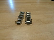 10/LOT DB9 D-SUB 9 PIN FEMALE SOLDER CUP CONNECTOR,SHIPS FROM USA,NEW