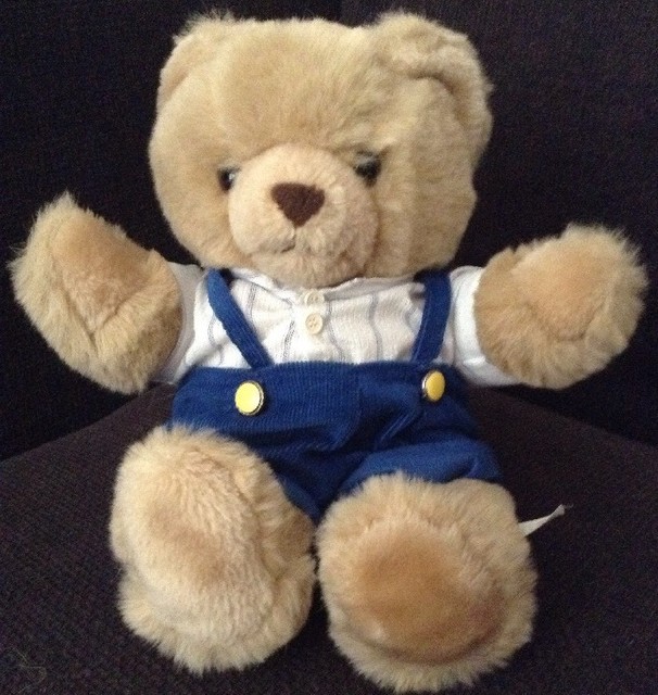 12" VINTAGE EDEN BABY TEDDY BEAR STUFFED ANIMAL PLUSH TOY eBay