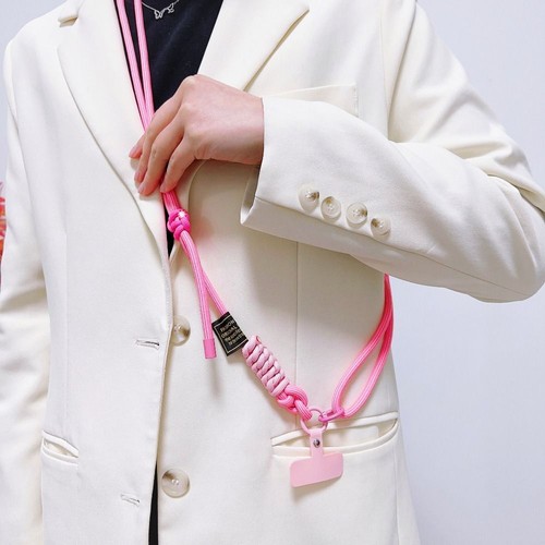 Keychain Phone Case Hang Rope Crossbody Shoulder Belt Phone Accessories - Photo 4 sur 13