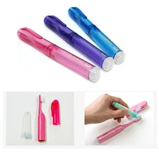 [Made In Korea] 3 in 1 brush+toothpaste+water cup Travel Toothbrush 1pcs+gift 