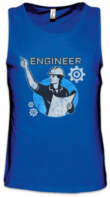 Engineer III Herren Tank Top Engineer Construction Supervisor Site Manager