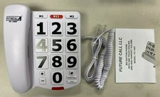 Future Call FC-1507 Big Button Corded Phone 40db Single Line One Touch Dialing