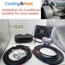 12V Underdash Heat&Cool Air Conditioner Conditioner AC Unit Kit Universal Car