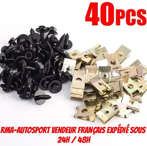 Viti Fissaggio Per BMW - Kit 20 Pezzi Per Parafango, Minigonne, Paraurti (AT0023312)
