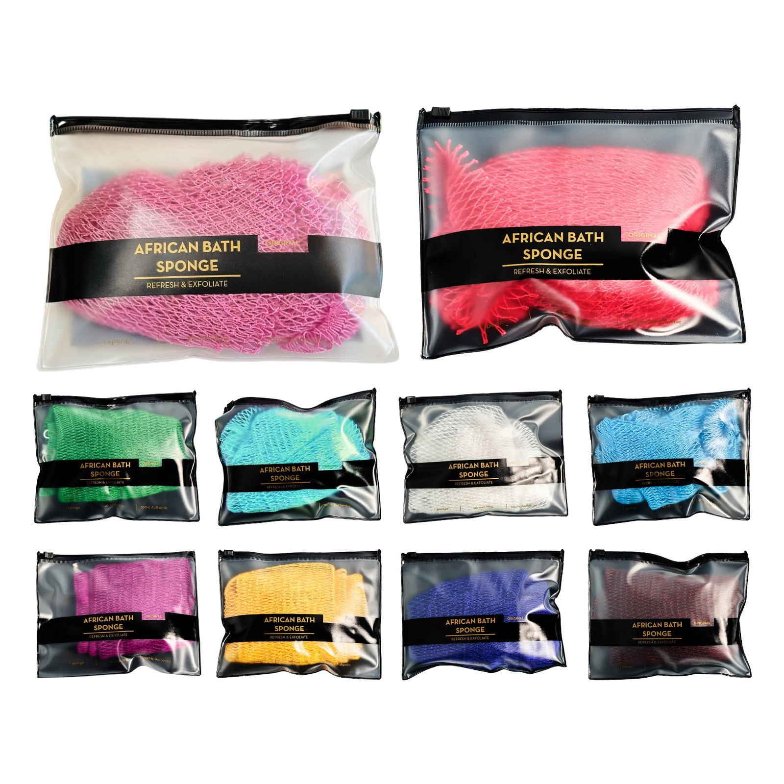 1PC African Net Sponge African Exfoliating Net African Bath Sponge Scrubbin