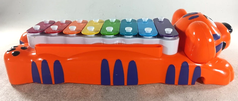 Little Tikes Tiger Piano JUGUETE PLÁSTICO Xilófono Raro De Colección Foto 3 de 4