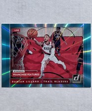 Damian Lillard 2021 Donruss Franchise Features Holo Teal Laser #14