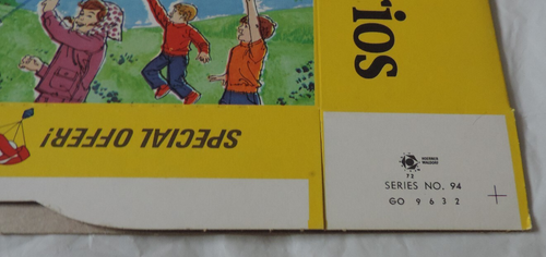General Mills Cheerios Cereal Box File Flat Series 94 Parachute Rocket 1972 - Picture 9 of 9