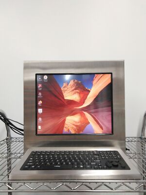 Elo 17'' Touchscreen & iKey DT-5K-FSR-USB Keyboard w/ Stainless Steel Enclosure