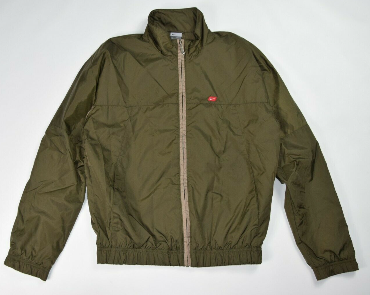 nike windbreaker khaki