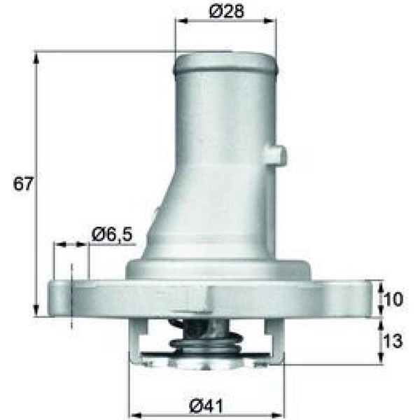 Mahle TI 68 87D Thermostat KüHlmittel FüR Fiat Lancia Autobianchi Zastava UNO-image