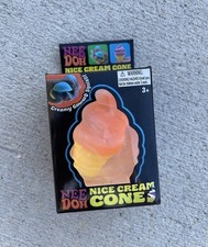 Ice Cream Cone Squishy Stress Toy Soft Fidget Sensory Toy Brand New